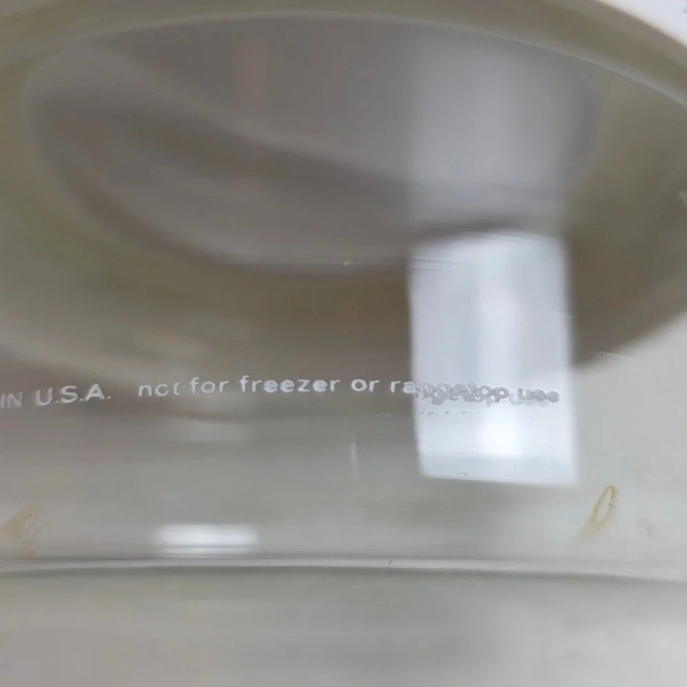 Pyrex clear glass